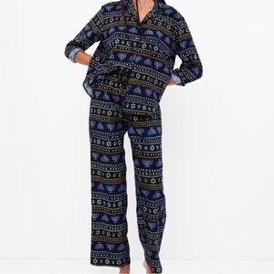 NEW Gap Hannukah Print Flannelled Pajama Set Size S
